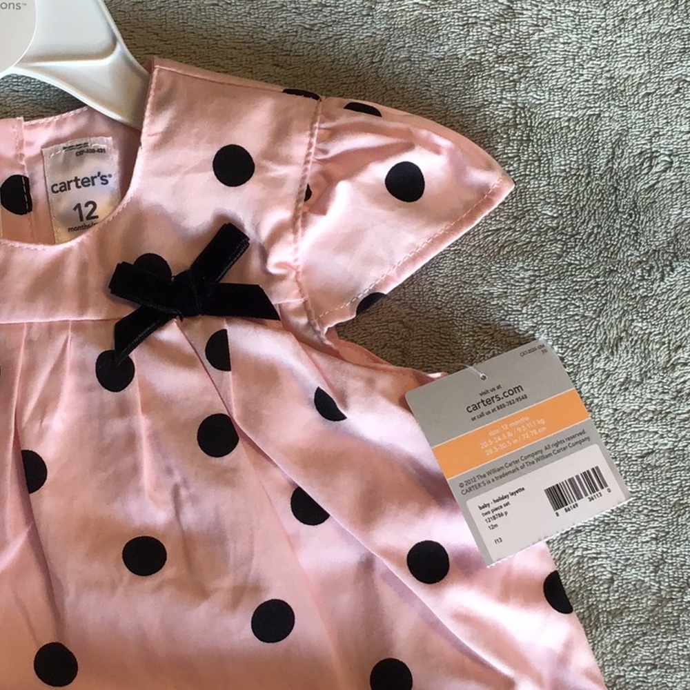 NWT Carter’s Dress with Stockings 2 Piece Set - Picture 5 of 5